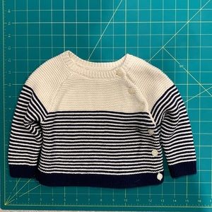 GAP striped knitted sweater 3-6 months
